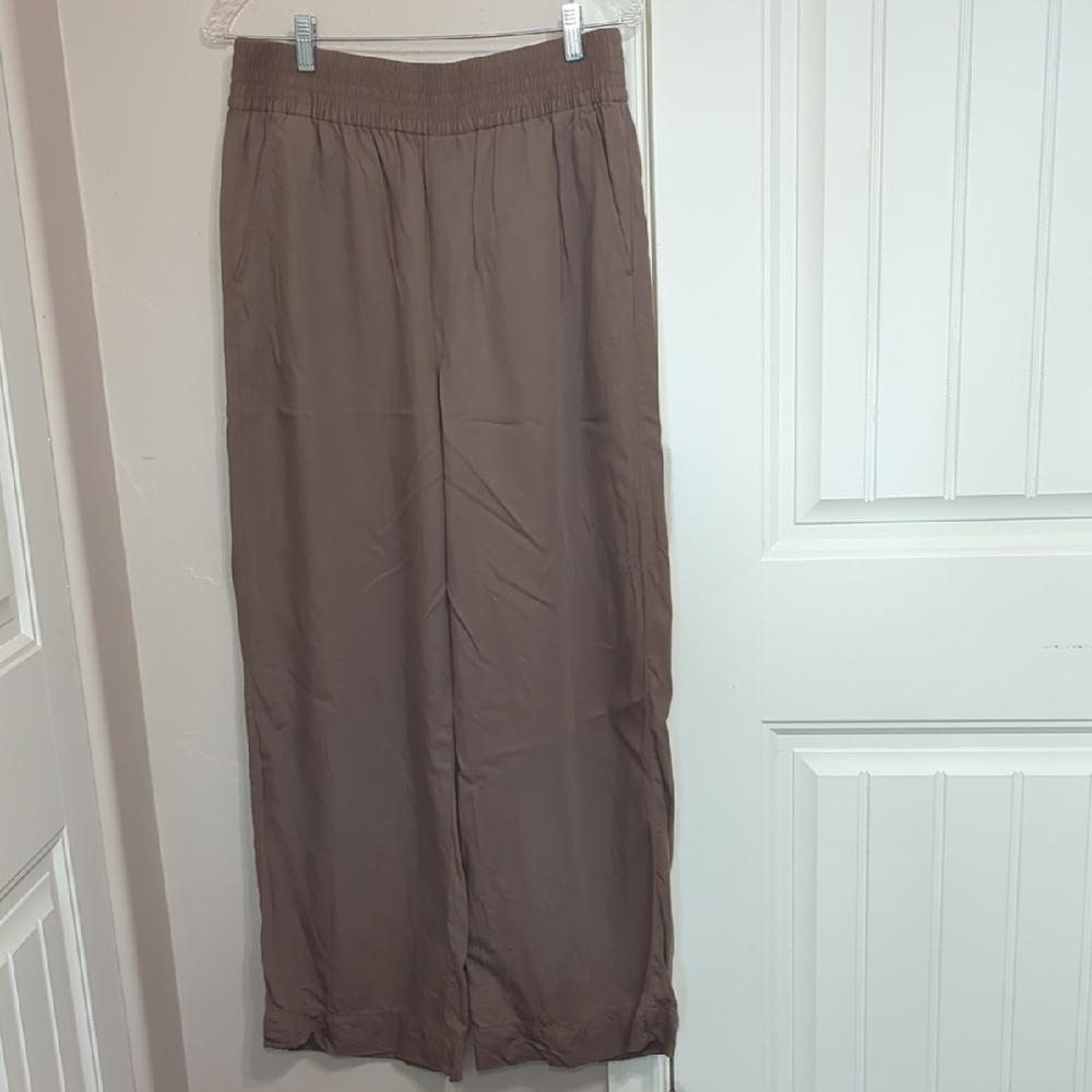 Madewell M Wide Leg Women's Trousers, Taupe